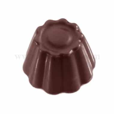 CHOCOLATE WORLD Chocolate Mould Cuvette Round 26 x 26 x h 17 mm