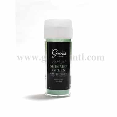 GREENS CHOICE Edible Lustre Dust Shimmer Green 5 g