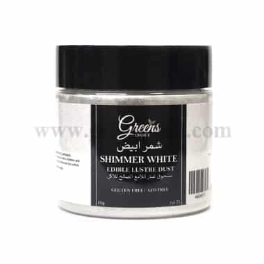 GREENS CHOICE Edible Lustre Dust Shimmer White 25 g
