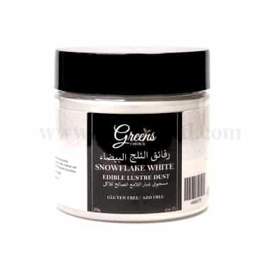 GREENS CHOICE Edible Lustre Dust Snowflake White 25 g
