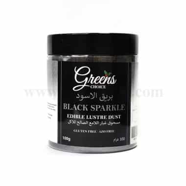 GREENS CHOICE Edible Lustre Dust Black Sparkle 100 g