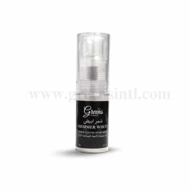 GREENS CHOICE Edible Lustre Dust Pump Spray Shimmer White 10 g