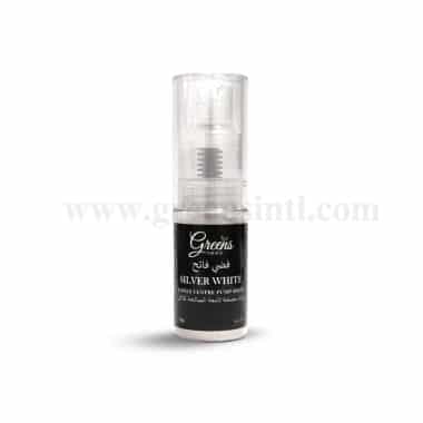 GREENS CHOICE Edible Lustre Dust Pump Spray Silver White 10 g