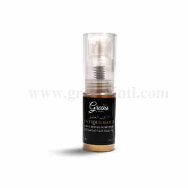 GREENS CHOICE Edible Lustre Dust Pump Spray Antique Gold 10 g