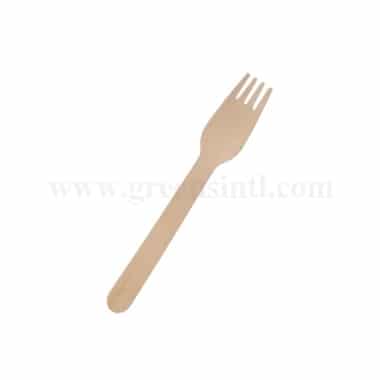 GREENS CHOICE Wooden Fork 160 mm-100 Pcs