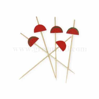 GREENS CHOICE Fruit Picks Watermelon 12 cm-100 Pcs