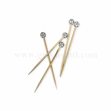 GREENS CHOICE Fruit Picks Football 120 mm-100 Pcs