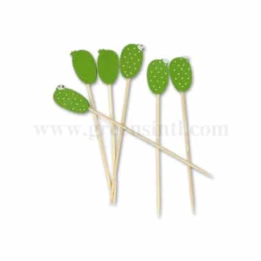 GREENS CHOICE Fruit Picks Cactus 120 mm-100 Pcs