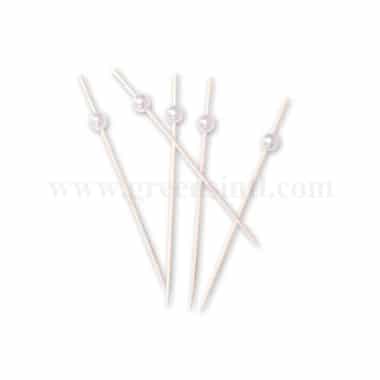 GREENS CHOICE Fruit Picks White 120 mm-100 Pcs