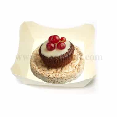 GREENS CHOICE Wooden Mousse Cup 80 x 80 -25 Pcs