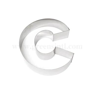 GOBEL Cake Ring Letter 'C' Shape 200 x 215 x h45mm