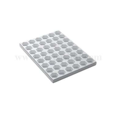 MARTELLATO Mould for Mignon Exagonal 46 x 41 x h 25 mm-48 Pcs