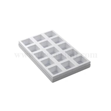 MARTELLATO Plastic Mould For Monoportions Square 59 x 59 x h 40 mm-15 Pcs