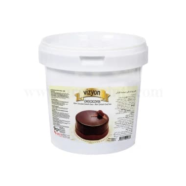 VIZYON Chococover Dark (Bitter) Chocolate Ganache Sauce 1 Kg