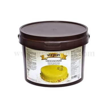 VIZYON Chococover Pistachio Ganache Sauce 6 Kg