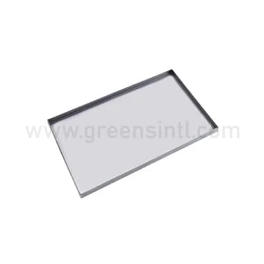 Aluminium 400 x 300 x h 18 mm