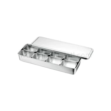 8 bins 432x148x63 mm