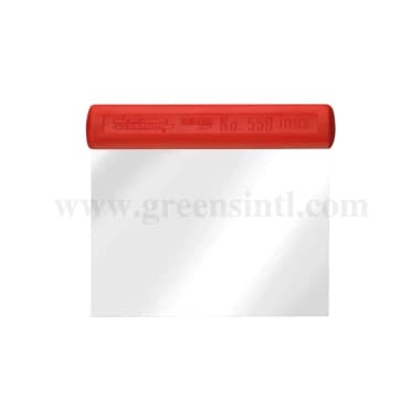 EMIL SCHMIDT Flexible Dough Scraper Rounded Red 120x80 mm