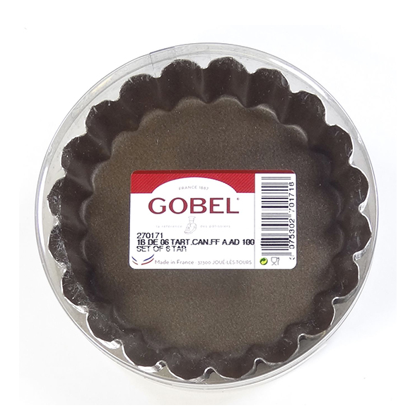 Gobel 282560 Box of 12 Tartlet Moulds Non-Stick Coating 
